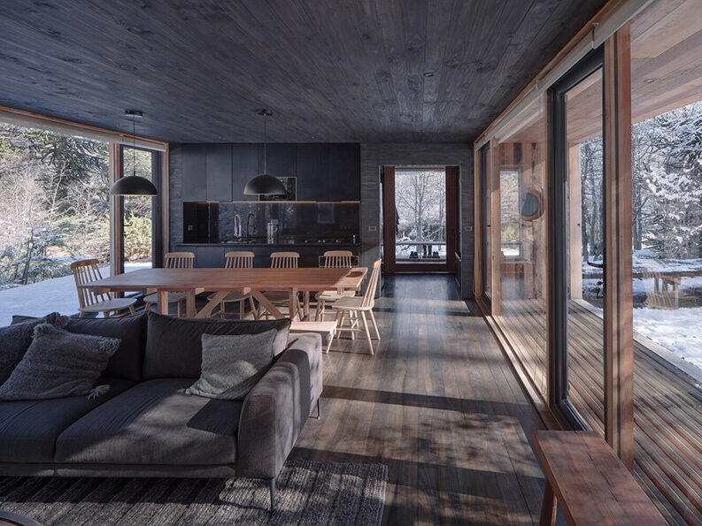 Casa en el río Fuy by Iragüen Viñuela Arquitectos